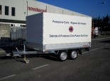 trailer with bow and sheet Professional