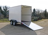 box trailer with ramp