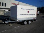 trailer with bow and sheet Professional