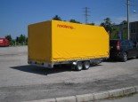 carrello trasporto auto telonato 